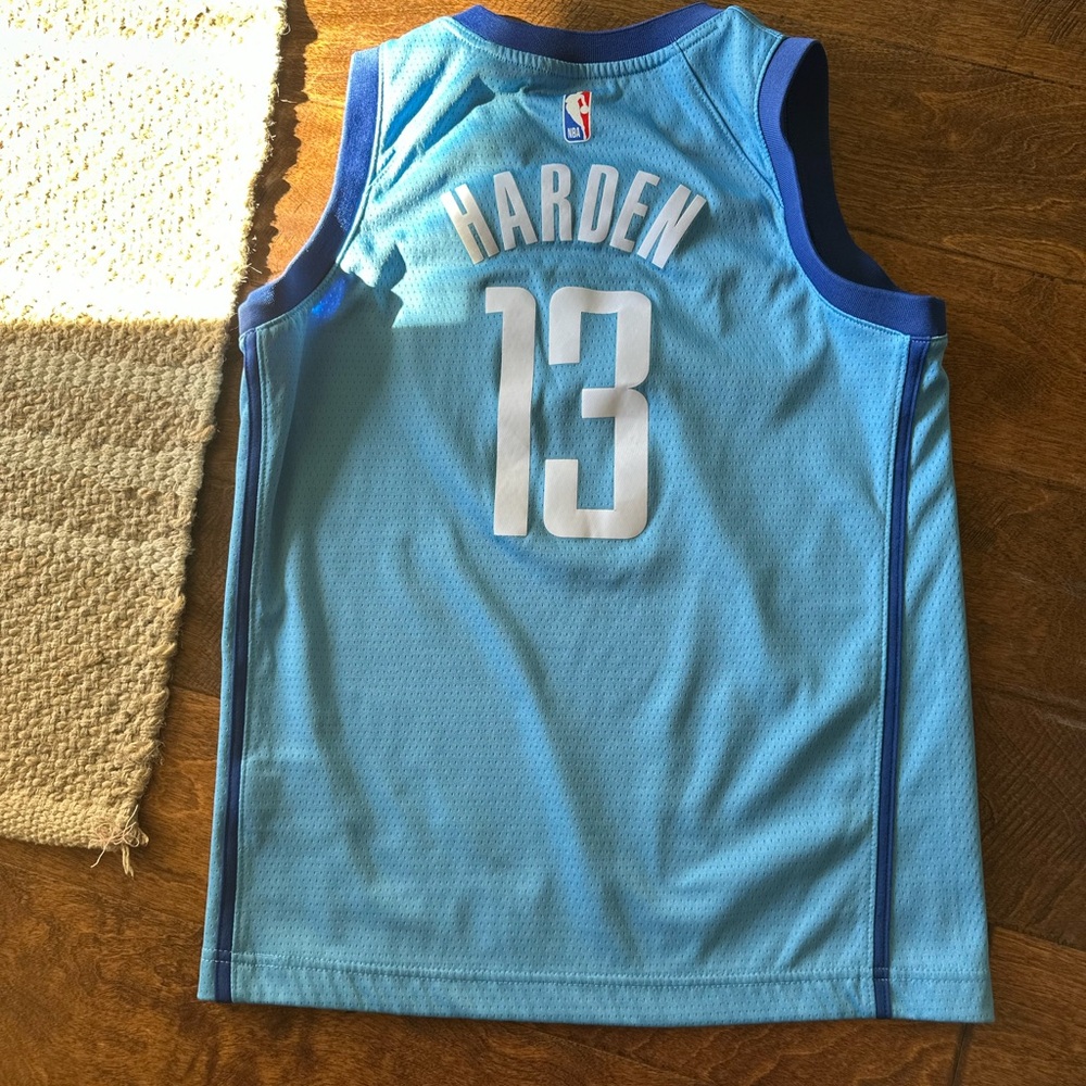 Nike Kids Light Blue Basketball Jersey